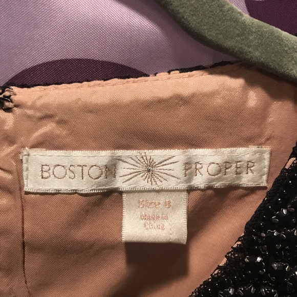 Boston Proper black lace cocktail dress! - Picture 4 of 7